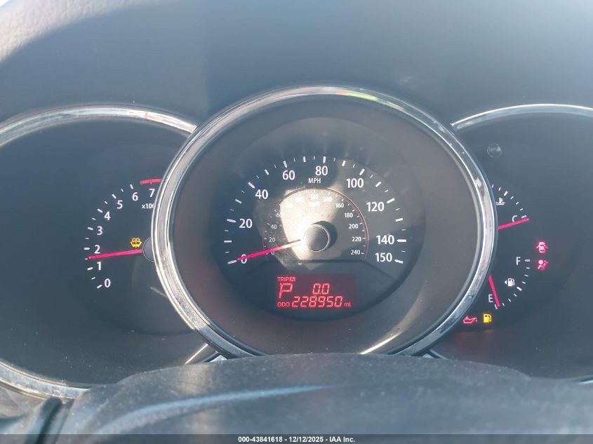 2013 Kia Sorento Lx VIN: 5XYKT4A68DG311699 Lot: 43841618