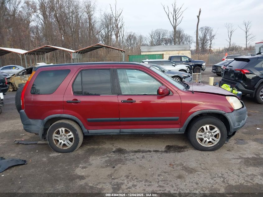 2004 Honda Cr-V Ex VIN: SHSRD78874U242296 Lot: 43841625