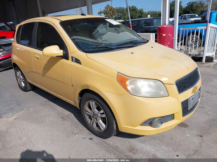 KL1TG66E99B404244 2009 Chevrolet Aveo Lt auction photo 1