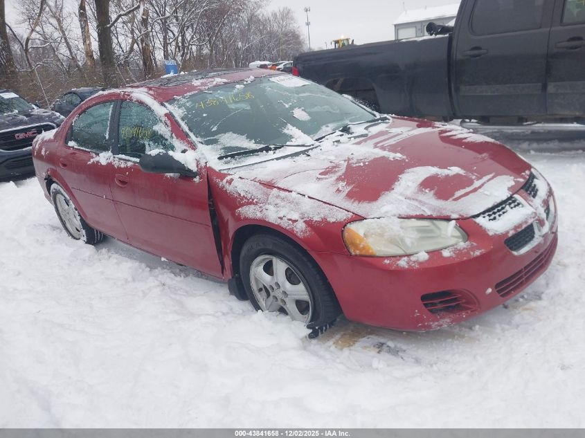 2004 Dodge Stratus Sxt VIN: 1B3EL46R14N290222 Lot: 43841658