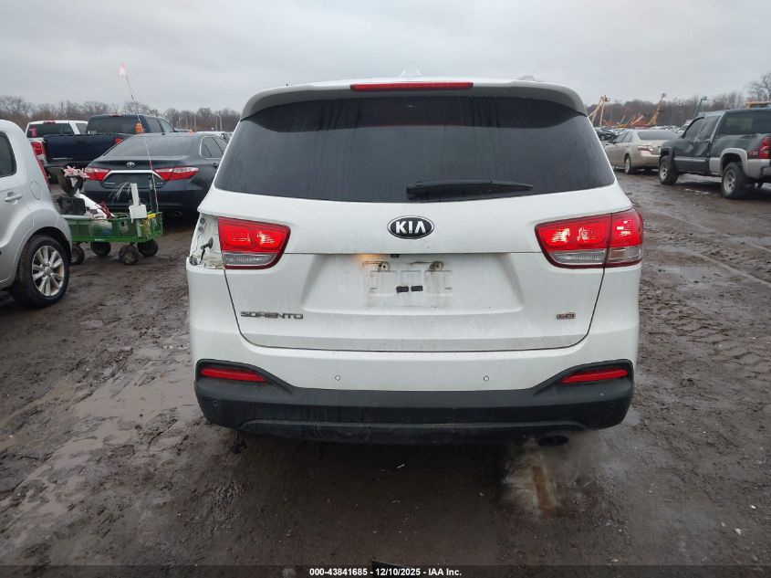 2016 Kia Sorento 2.4L Lx VIN: 5XYPG4A37GG055771 Lot: 43841685