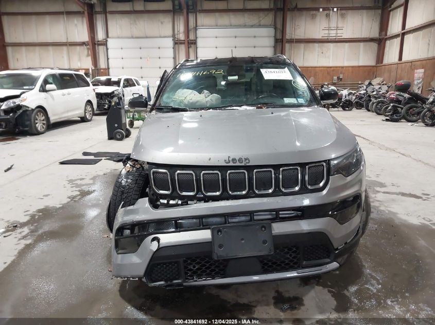 2022 Jeep Compass Limited 4X4 VIN: 3C4NJDCB9NT161996 Lot: 43841692