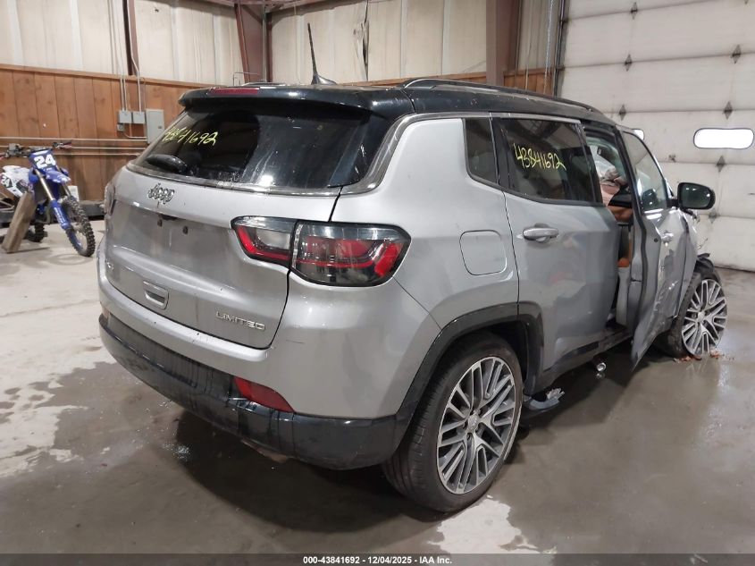 2022 Jeep Compass Limited 4X4 VIN: 3C4NJDCB9NT161996 Lot: 43841692