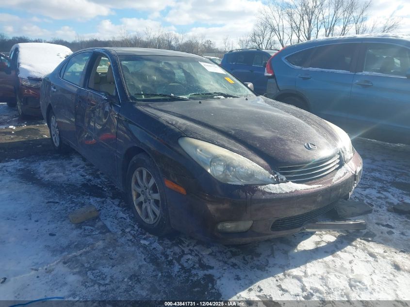 2004 Lexus Es 330 VIN: JTHBA30G845004339 Lot: 43841731