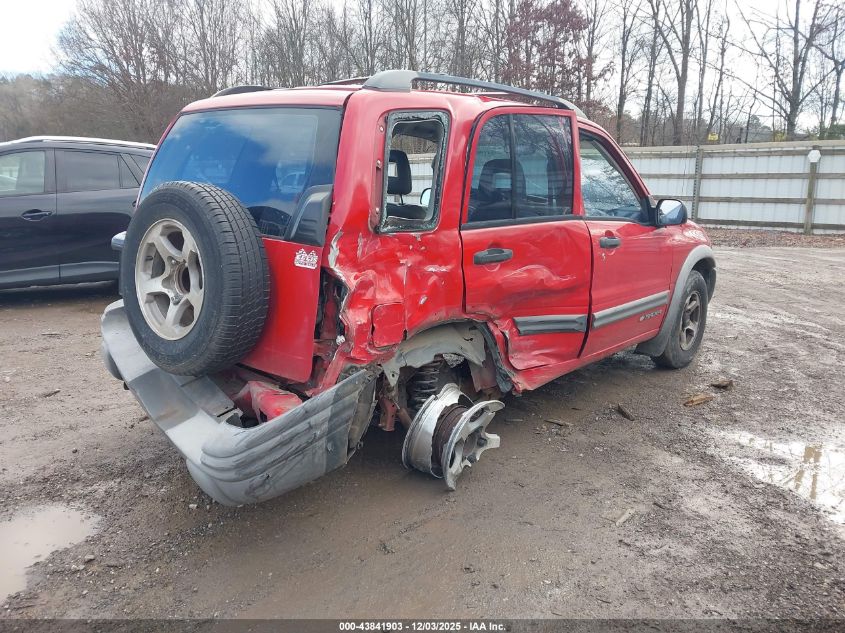 2002 Chevrolet Tracker Hard Top Zr2 VIN: 2CNBJ734326910969 Lot: 43841903