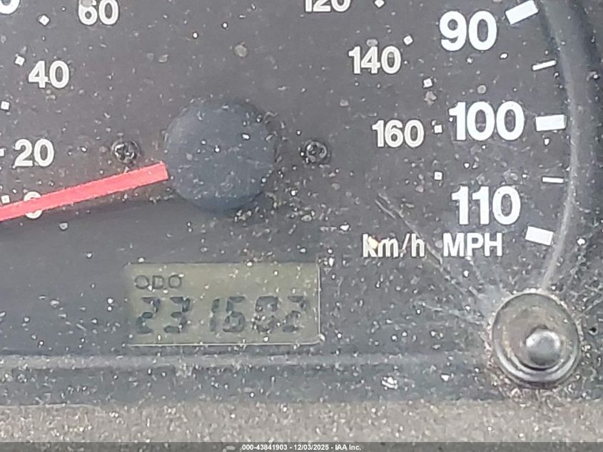 2002 Chevrolet Tracker Hard Top Zr2 VIN: 2CNBJ734326910969 Lot: 43841903