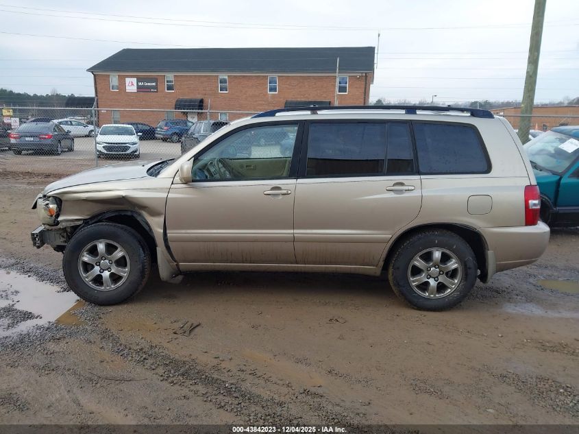 2004 Toyota Highlander V6 VIN: JTEDP21A740031330 Lot: 43842023