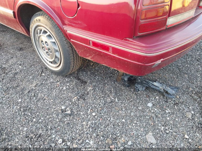 1996 Oldsmobile Ciera Sl VIN: 1G3AJ55M6T6302596 Lot: 43842079