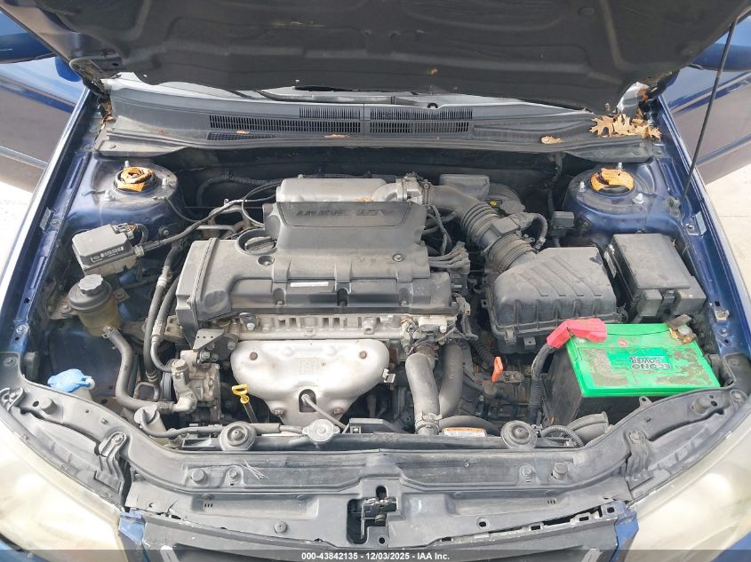 2009 Kia Spectra Ex VIN: KNAFE222995620266 Lot: 43842135