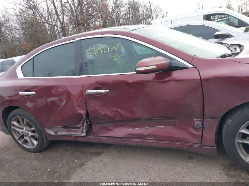 2009 Nissan Maxima 3.5 Sv VIN: 1N4AA51E59C832279 Lot: 43842176