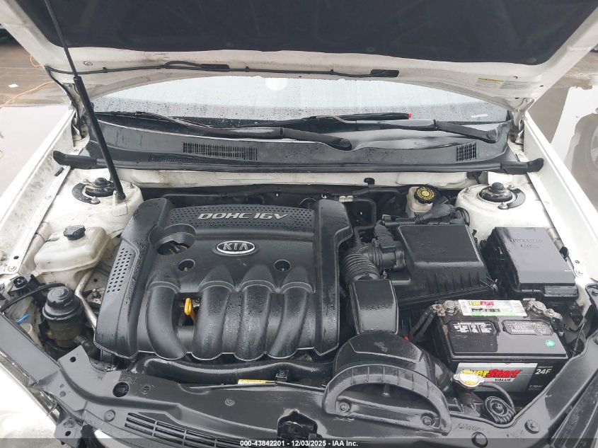 2007 Kia Optima Lx VIN: KNAGE123375123637 Lot: 43842201