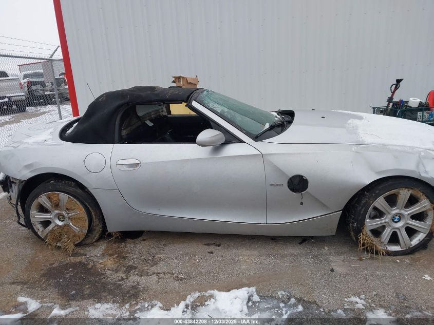 2006 BMW Z4 3.0I VIN: 4USBU33516LW59504 Lot: 43842208