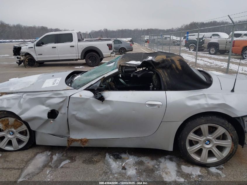 2006 BMW Z4 3.0I VIN: 4USBU33516LW59504 Lot: 43842208