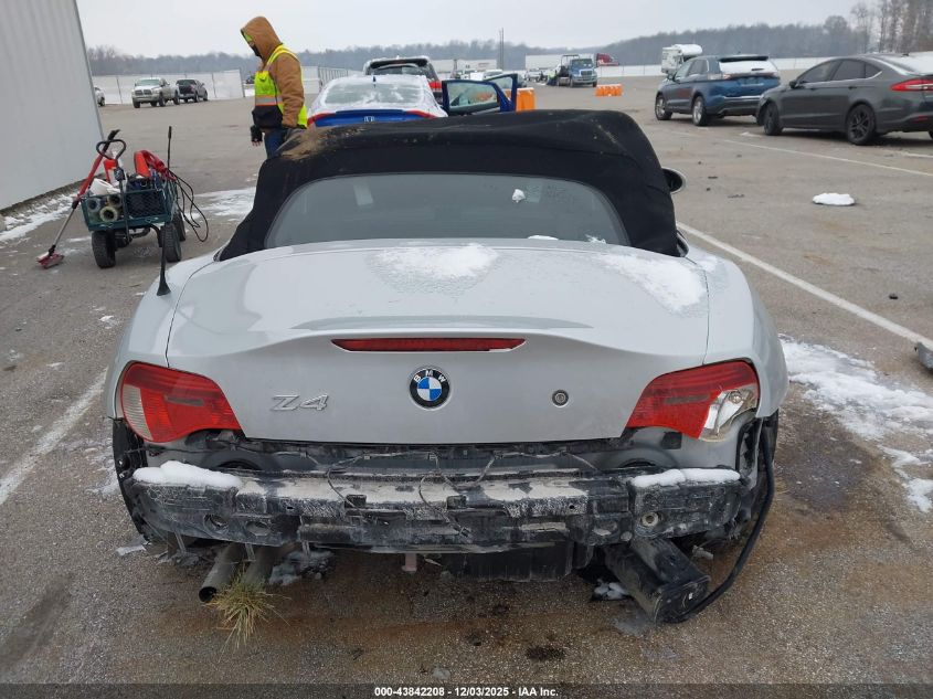 2006 BMW Z4 3.0I VIN: 4USBU33516LW59504 Lot: 43842208
