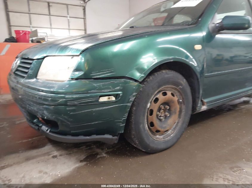 1999 Volkswagen Jetta Gl VIN: 3VWRA29M6XM073433 Lot: 43842249