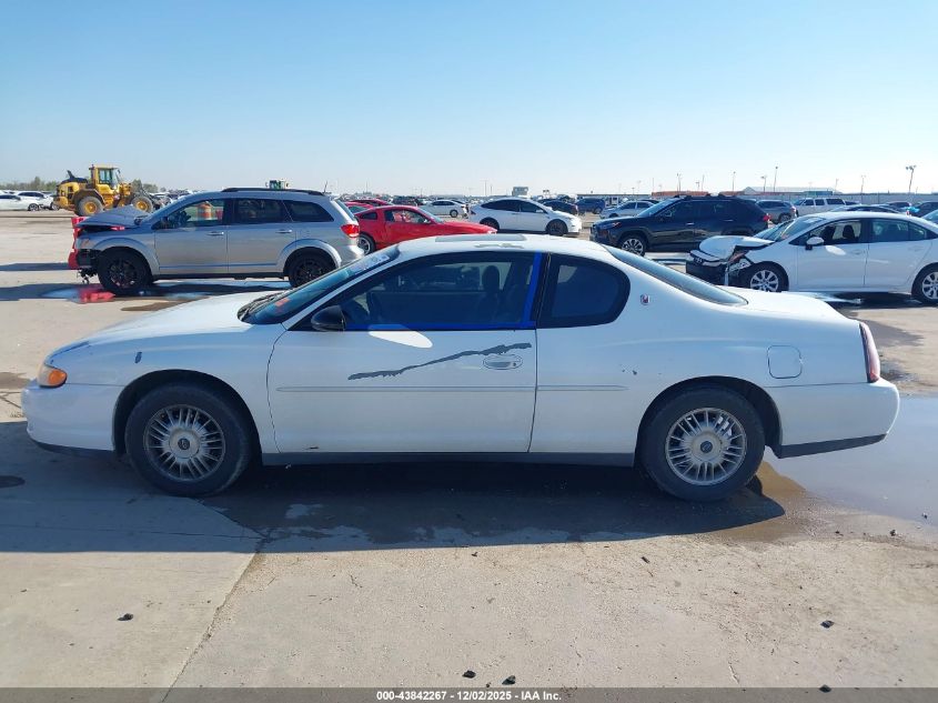 2000 Chevrolet Monte Carlo Ls VIN: 2G1WW12E0Y9211328 Lot: 43842267