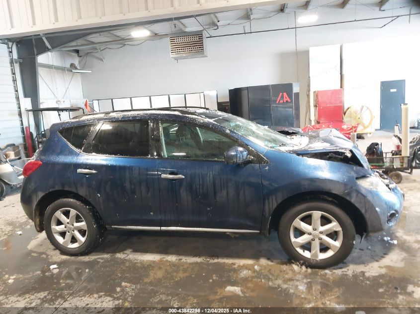 2009 Nissan Murano S VIN: JN8AZ18W99W116174 Lot: 43842298