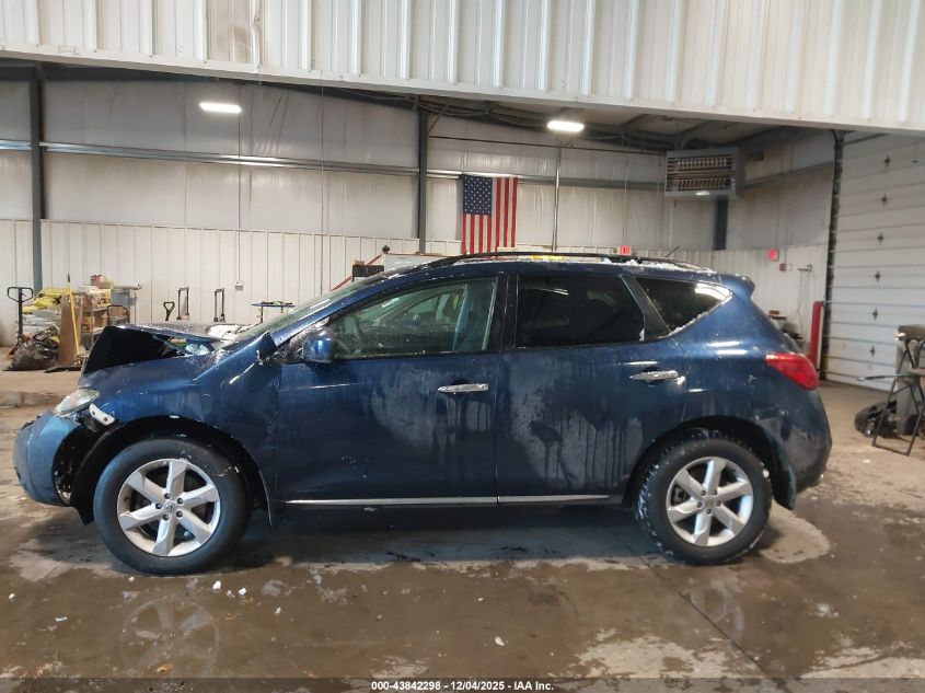 2009 Nissan Murano S VIN: JN8AZ18W99W116174 Lot: 43842298
