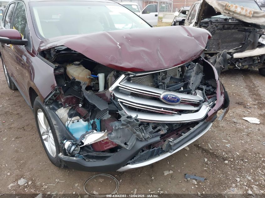 2017 Ford Edge Sel VIN: 2FMPK3J96HBB02240 Lot: 43842383