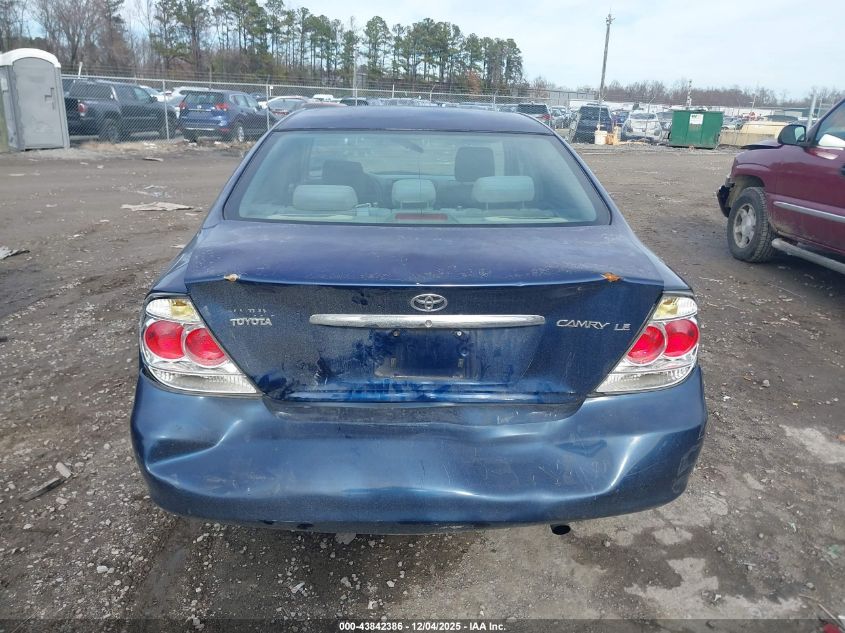 2006 Toyota Camry Le VIN: 4T1BE30K96U160341 Lot: 43842386