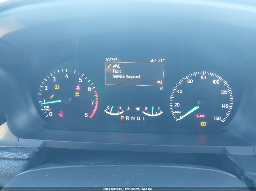 2020 Ford Police Interceptor Utility VIN: 1FM5K8AB8LGA41904 Lot: 43842416