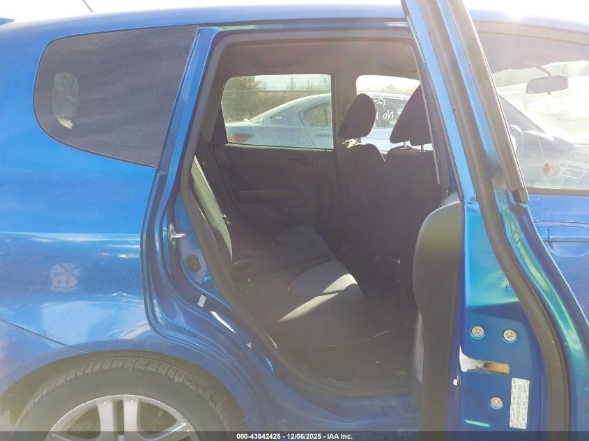 2007 Honda Fit Sport VIN: JHMGD38687S002654 Lot: 43842425