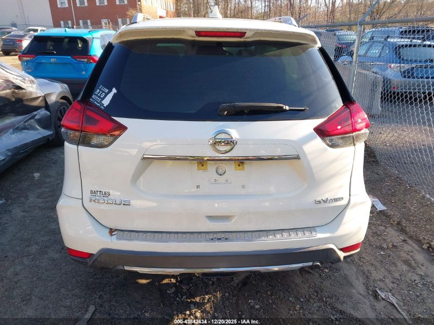 2017 Nissan Rogue Sv VIN: KNMAT2MV4HP59242 Lot: 43842434