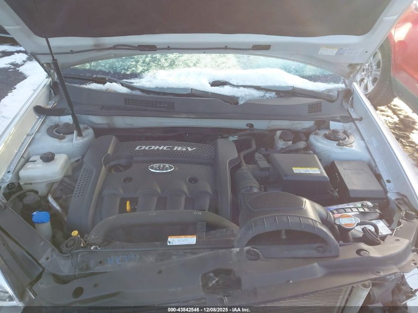 2008 Kia Optima Lx VIN: KNAGE123X85203602 Lot: 43842546