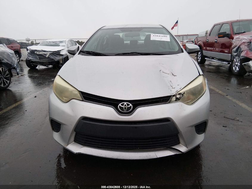 2015 Toyota Corolla L VIN: 2T1BURHE9FC349383 Lot: 43842608