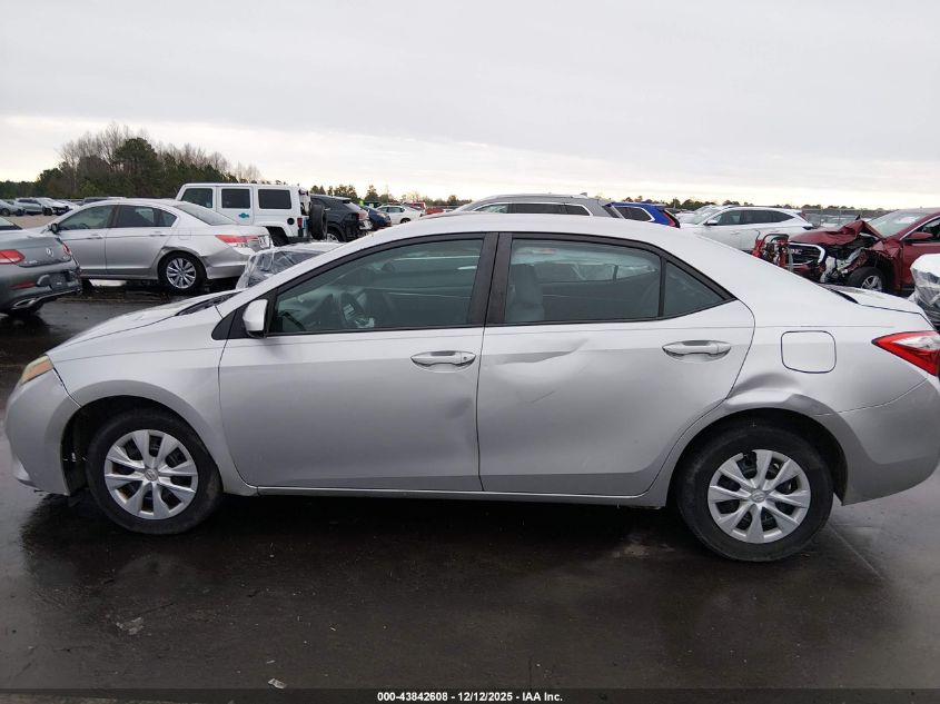2015 Toyota Corolla L VIN: 2T1BURHE9FC349383 Lot: 43842608