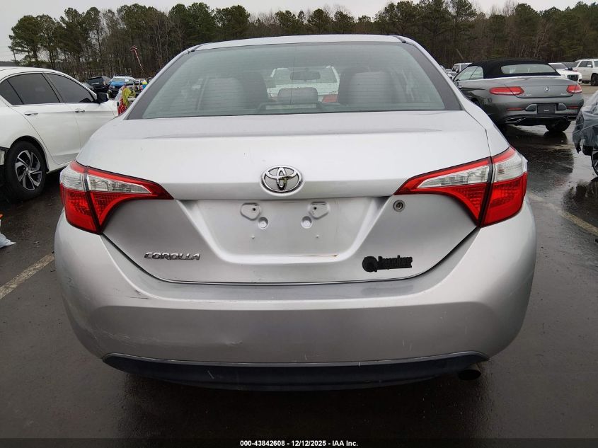 2015 Toyota Corolla L VIN: 2T1BURHE9FC349383 Lot: 43842608