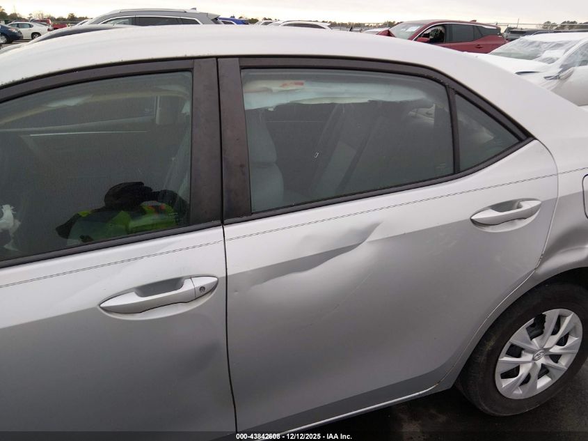 2015 Toyota Corolla L VIN: 2T1BURHE9FC349383 Lot: 43842608