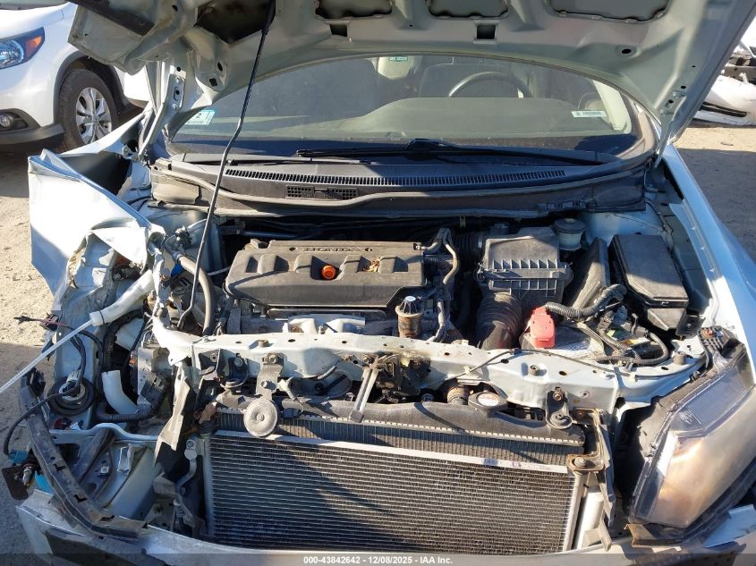 2012 Honda Civic Lx VIN: JHMFB2F57CS002550 Lot: 43842642