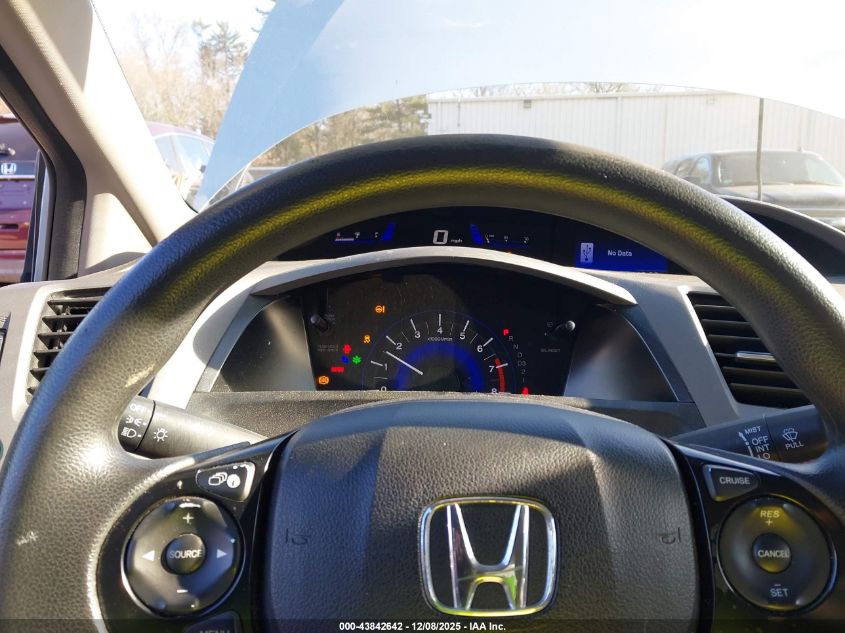 2012 Honda Civic Lx VIN: JHMFB2F57CS002550 Lot: 43842642