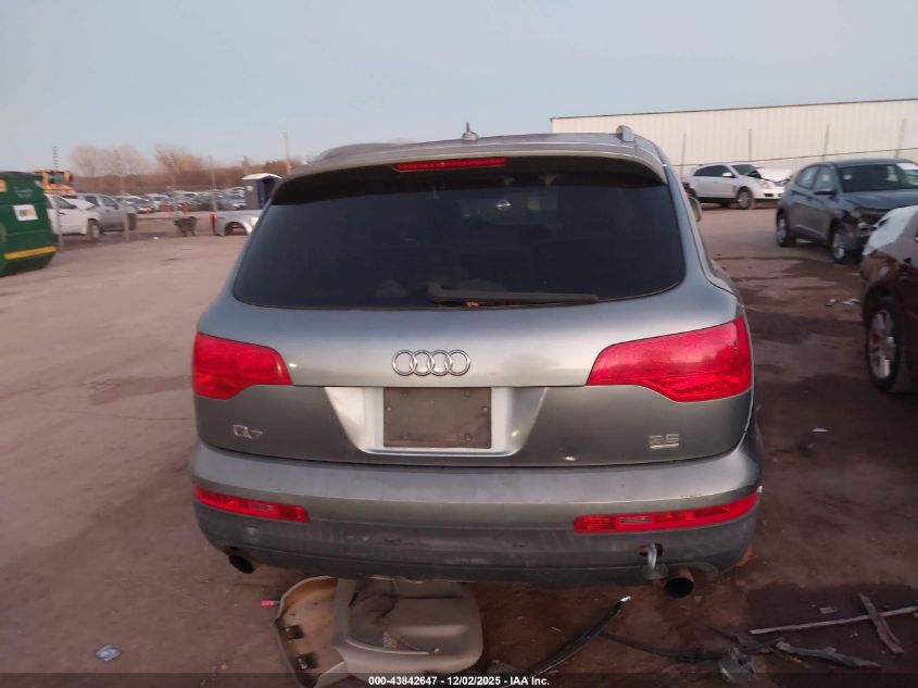 2007 Audi Q7 3.6 Premium VIN: WA1BY74L87D032562 Lot: 43842647