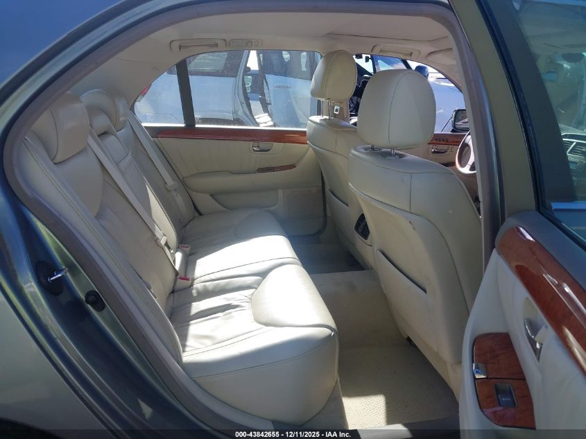 2001 Lexus Ls 430 VIN: JTHBN30F610018566 Lot: 43842655