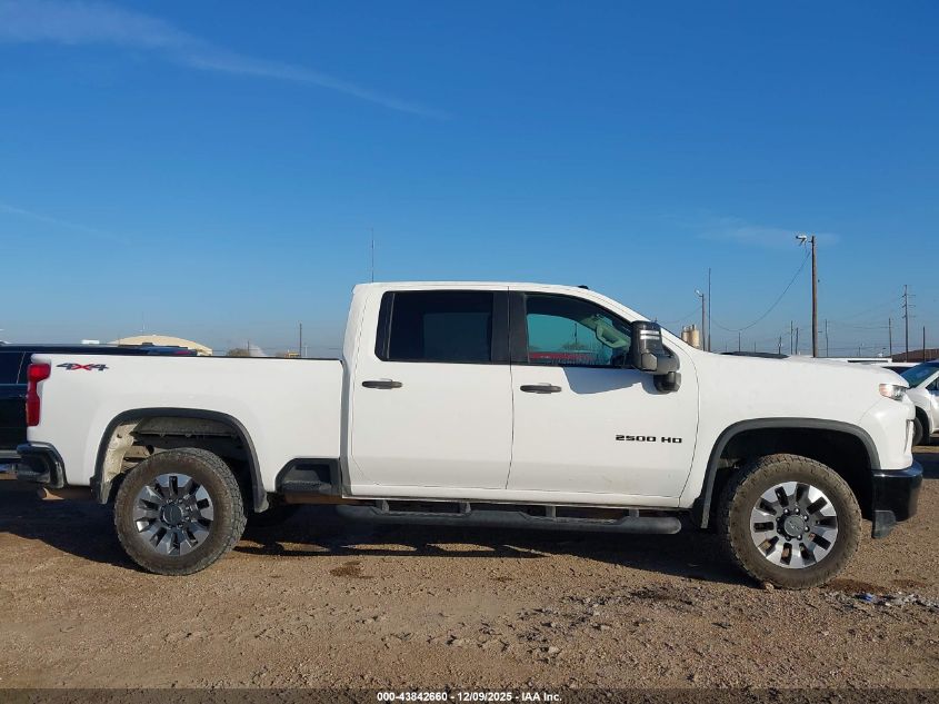 2022 Chevrolet Silverado 2500Hd 4Wd Standard Bed Custom VIN: 1GC4YME78NF196622 Lot: 43842660