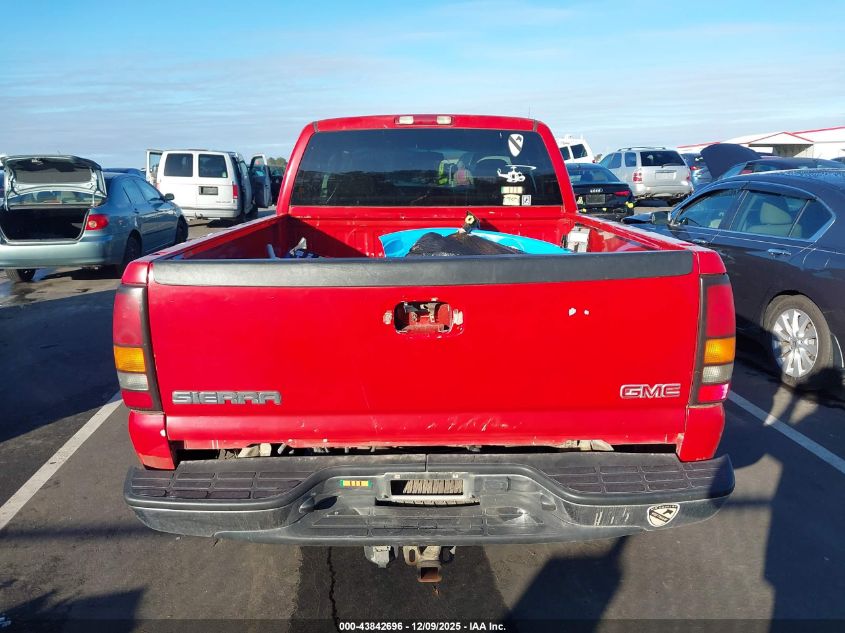 2005 GMC Sierra 1500 Sle VIN: 2GTEK19BX51104887 Lot: 43842696