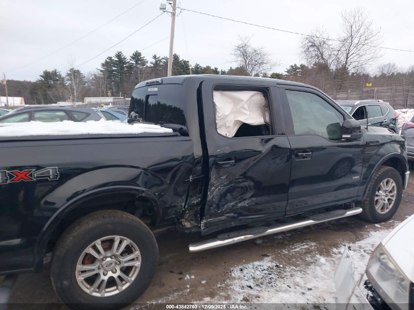 2017 Ford F-150 Lariat VIN: 1FTEW1EP4HFB28265 Lot: 43842703