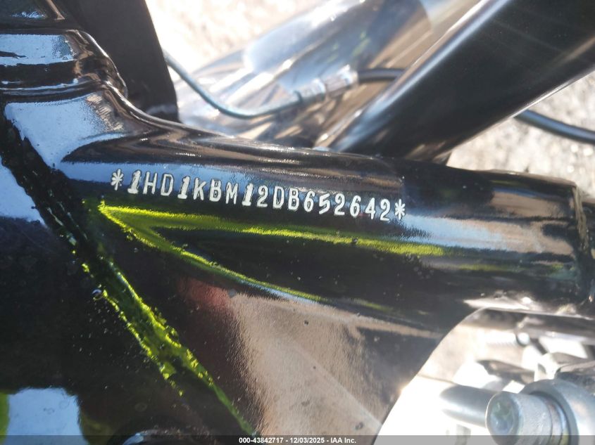 2013 Harley-Davidson Flhx Street Glide VIN: 1HD1KBM12DB652642 Lot: 43842717