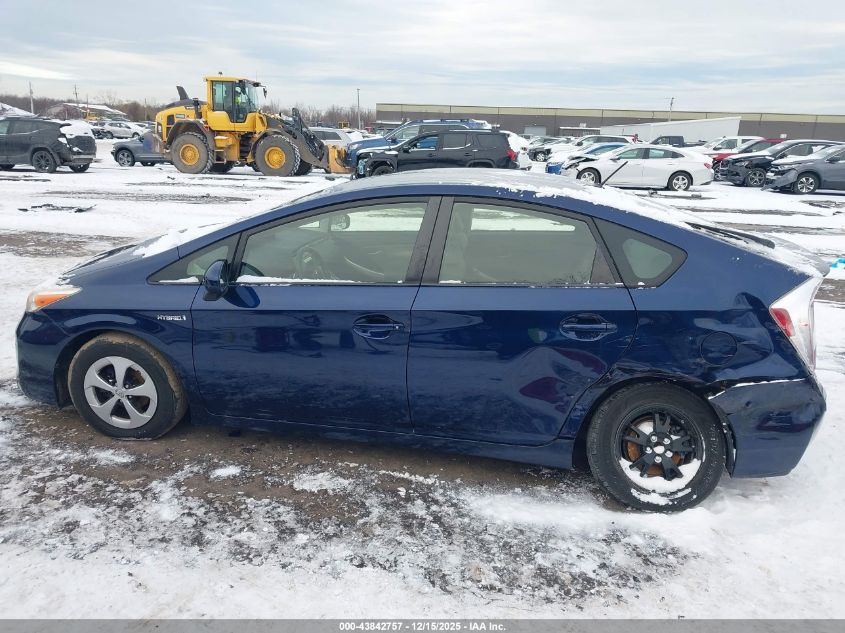 2013 Toyota Prius Three VIN: JTDKN3DU2D1619207 Lot: 43842757