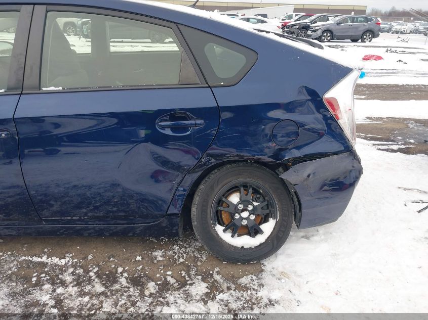 2013 Toyota Prius Three VIN: JTDKN3DU2D1619207 Lot: 43842757