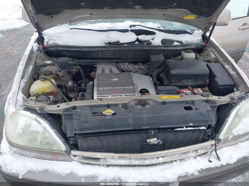 2002 Lexus Rx 300 VIN: JTJHF10U920248547 Lot: 43842760