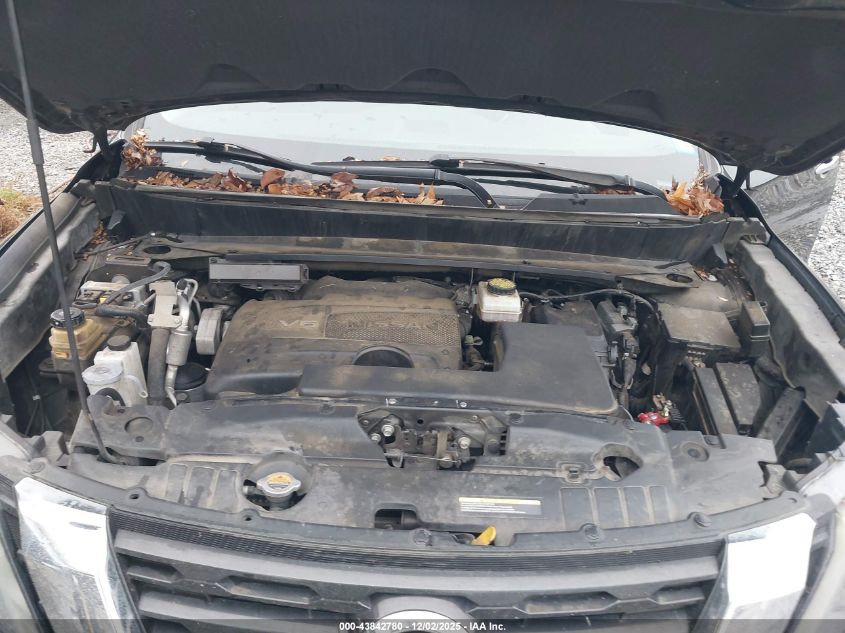 2017 Nissan Pathfinder Sl VIN: 5N1DR2MN8HC684035 Lot: 43842780