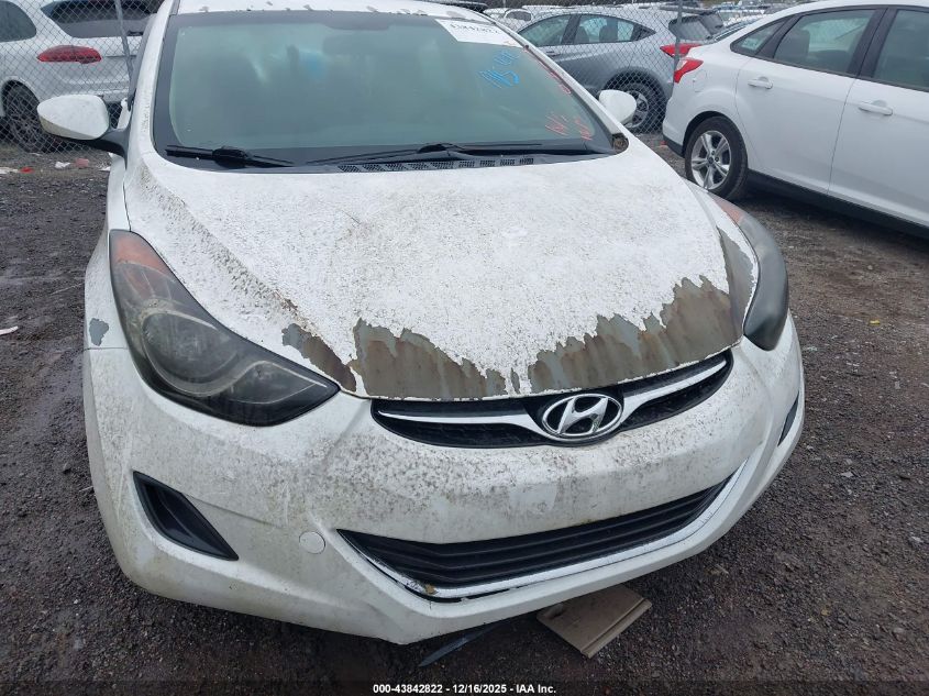 2012 Hyundai Elantra Gls VIN: 5NPDH4AE2CH139940 Lot: 43842822