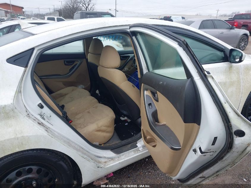 2012 Hyundai Elantra Gls VIN: 5NPDH4AE2CH139940 Lot: 43842822