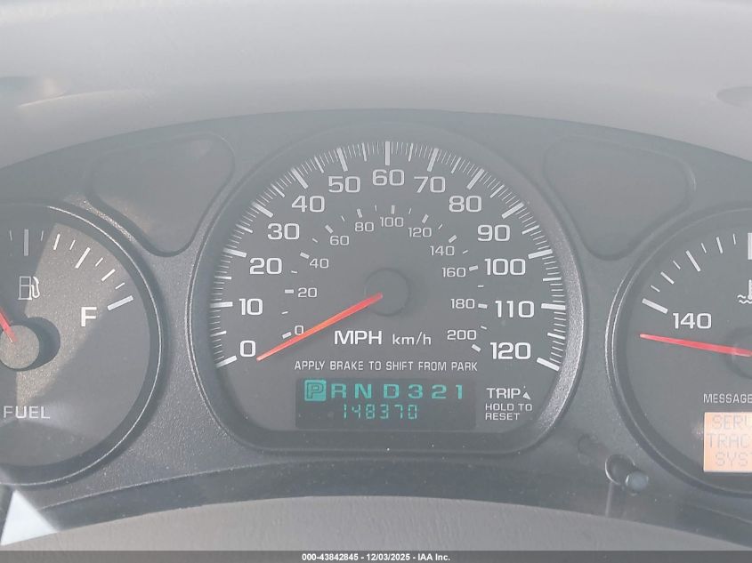 2003 Chevrolet Impala VIN: 2G1WF52E939158077 Lot: 43842845