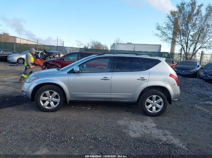 2006 Nissan Murano S VIN: JN8AZ08W96W518315 Lot: 43842846