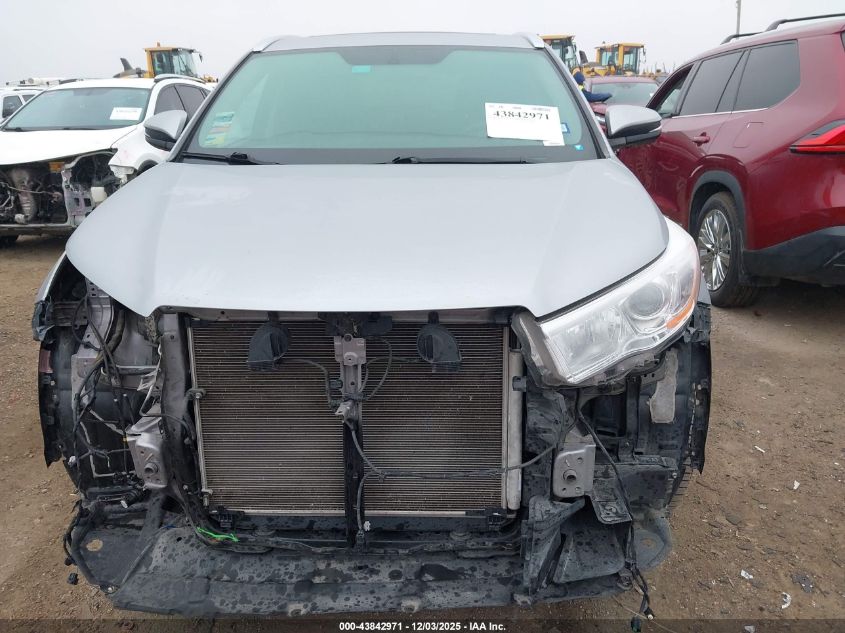 2014 Toyota Highlander Limited V6 VIN: 5TDYKRFH5ES011790 Lot: 43842971