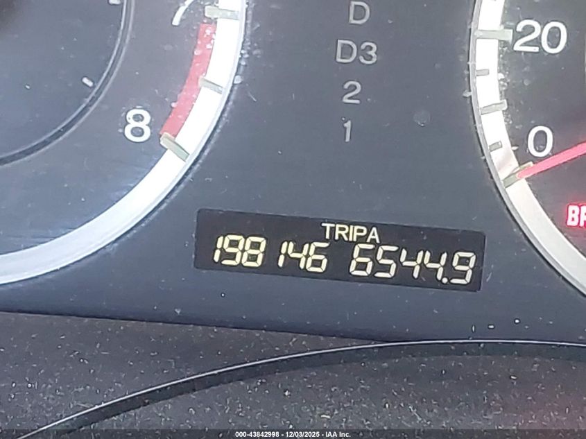 2009 Honda Accord 2.4 Lx-S VIN: 1HGCS12349A019700 Lot: 43842998